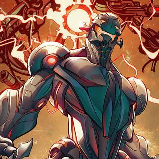 Ultron comic PC wallpaper
