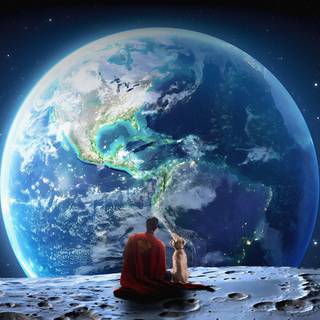 Superman and Krypto wallpaper