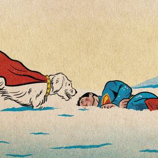 Superman and Krypto wallpaper