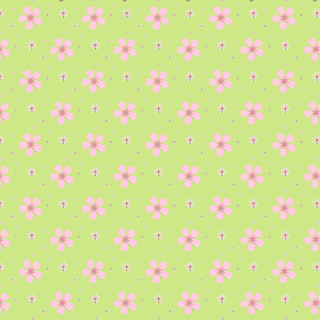 Green and pink flowers wallpaper