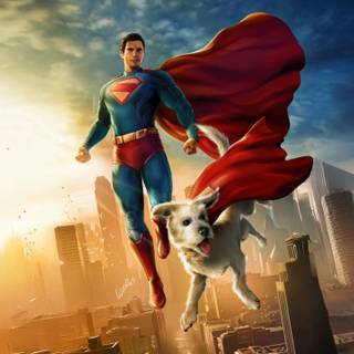 Superman and Krypto wallpaper