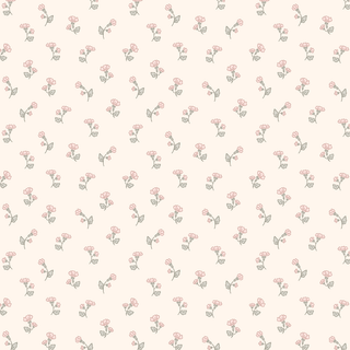 Green and pink flowers wallpaper