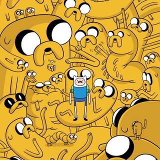 Adventure Time doodle wallpaper