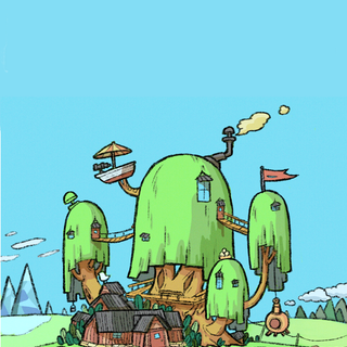 Adventure Time doodle wallpaper