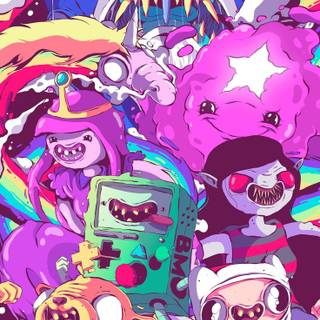 Adventure Time doodle wallpaper