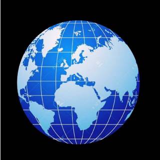 Globe with flag wallpaper