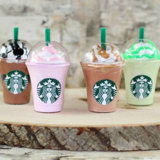 Starbucks PC collage wallpaper