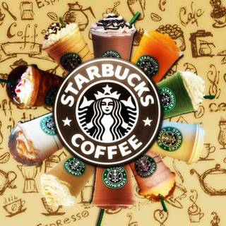 Starbucks PC collage wallpaper