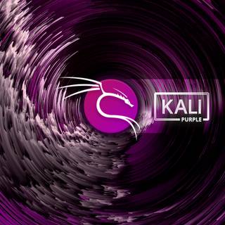 Kali Linux purple wallpaper