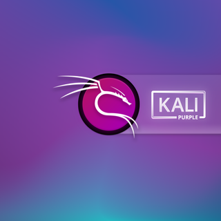 Kali Linux purple wallpaper