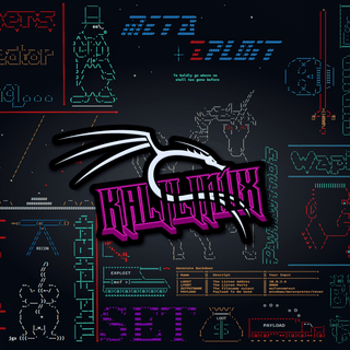 Kali Linux purple wallpaper