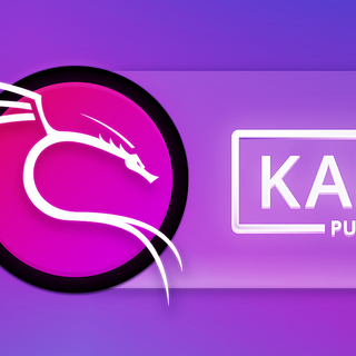 Kali Linux purple wallpaper