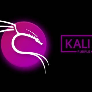 Kali Linux purple wallpaper