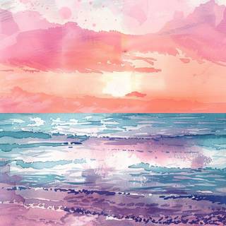 Abstract beach wallpaper