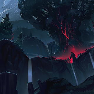 Dark fantasy PC wallpaper