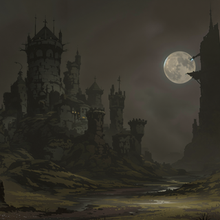 Dark fantasy PC wallpaper