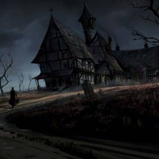 Dark fantasy PC wallpaper