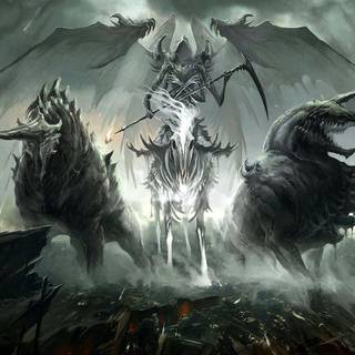 Dark fantasy PC wallpaper