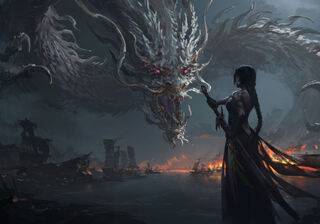Dark fantasy PC wallpaper