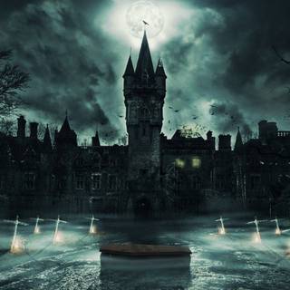 Dark fantasy PC wallpaper