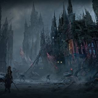 Dark fantasy PC wallpaper