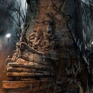 Dark fantasy PC wallpaper