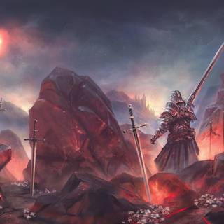 Dark fantasy PC wallpaper