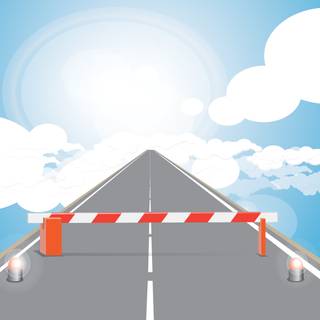 End of the road wallpaper