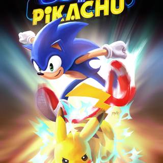 Sonic and Pikachu wallpaper