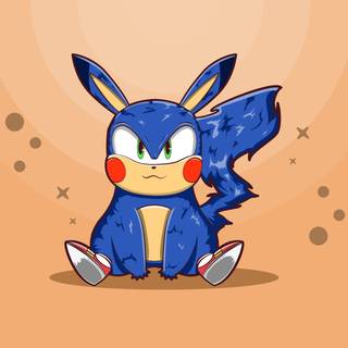Sonic and Pikachu wallpaper