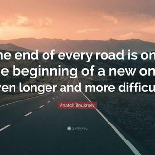 End of the road wallpaper