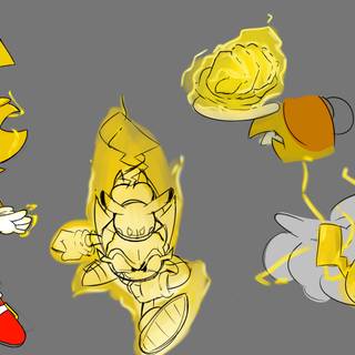 Sonic and Pikachu wallpaper