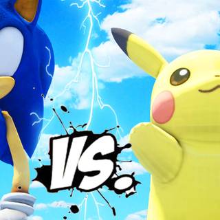 Sonic and Pikachu wallpaper