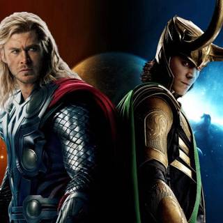Thor vs Loki wallpaper