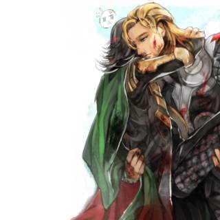 Thor vs Loki wallpaper