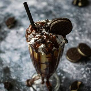 Oreo Milkshake wallpaper
