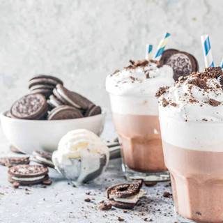 Oreo Milkshake wallpaper