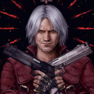Dante Devil May Cry phone wallpaper