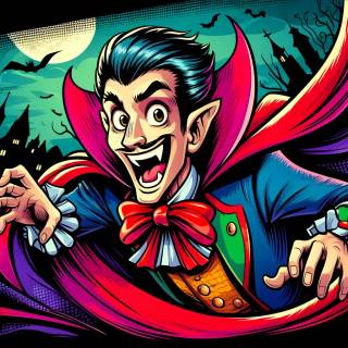 Vampire cartoon wallpaper