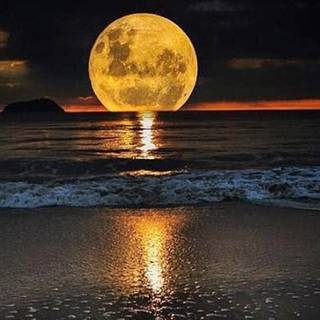 Scary moon wallpaper