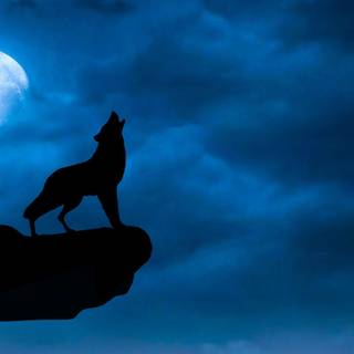 Scary moon wallpaper