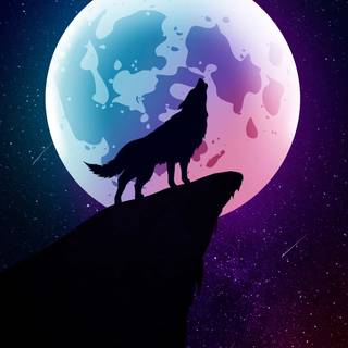 Scary moon wallpaper