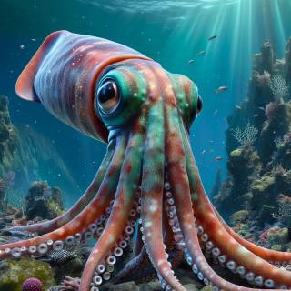 Squid animal wallpaper