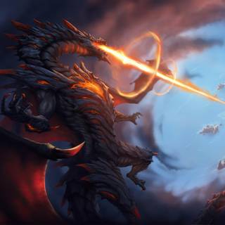 Cool dragon 4k wallpaper