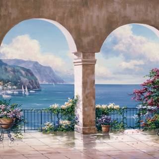 Mediterranean wallpaper