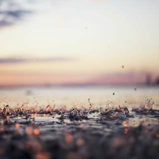 Rain desktop 4k wallpaper