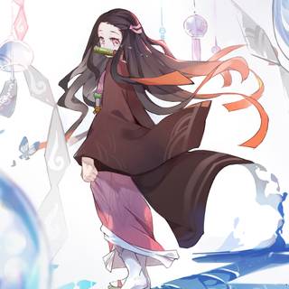 Nezuko 4k laptop wallpaper