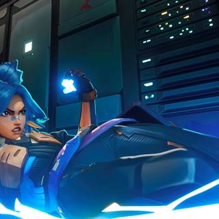 Valorant neon 4k wallpaper