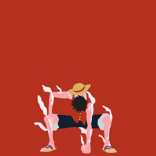 4k One Piece minimalist wallpaper