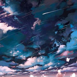 Anime scenery 4k iPhone wallpaper